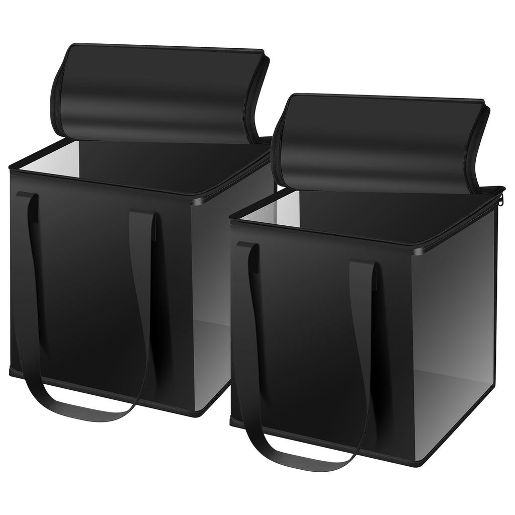 1/2/4 Pcs Vinyl Record Storage Box Large Capacity Clear Album Storage Crate with Lid and Handle Home Closet Multi-role Organizer