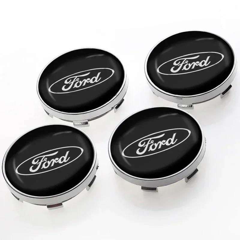 New 2026 Car Sticker 2025 Hot For Ford New 4PCS Car Wheel Center Caps Hub Caps For Ford Focus 2 MK1 MK3 Mondeo MK4 Fiesta MK7 Fu
