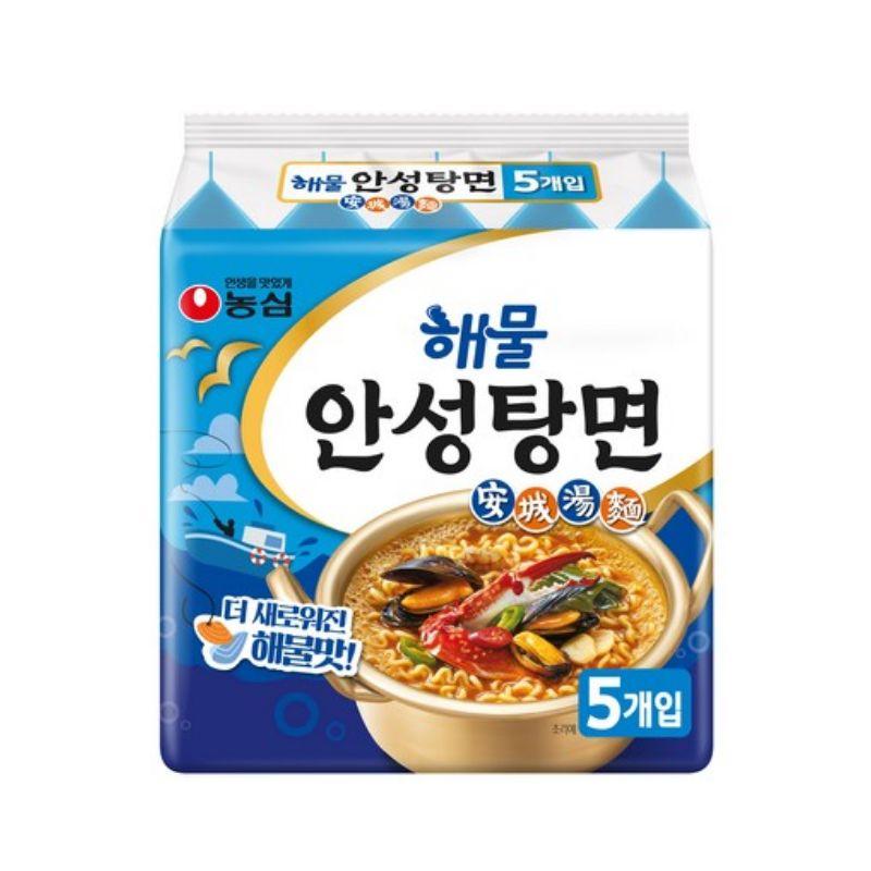 Nongshim Ansung Tang Myun 125g x 5 Packs (3 Options)