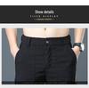 Men's Breathable Ice Silk Quick-Dry Casual Pants - Elastic, Loose, Trendy, and All-Match for Summer