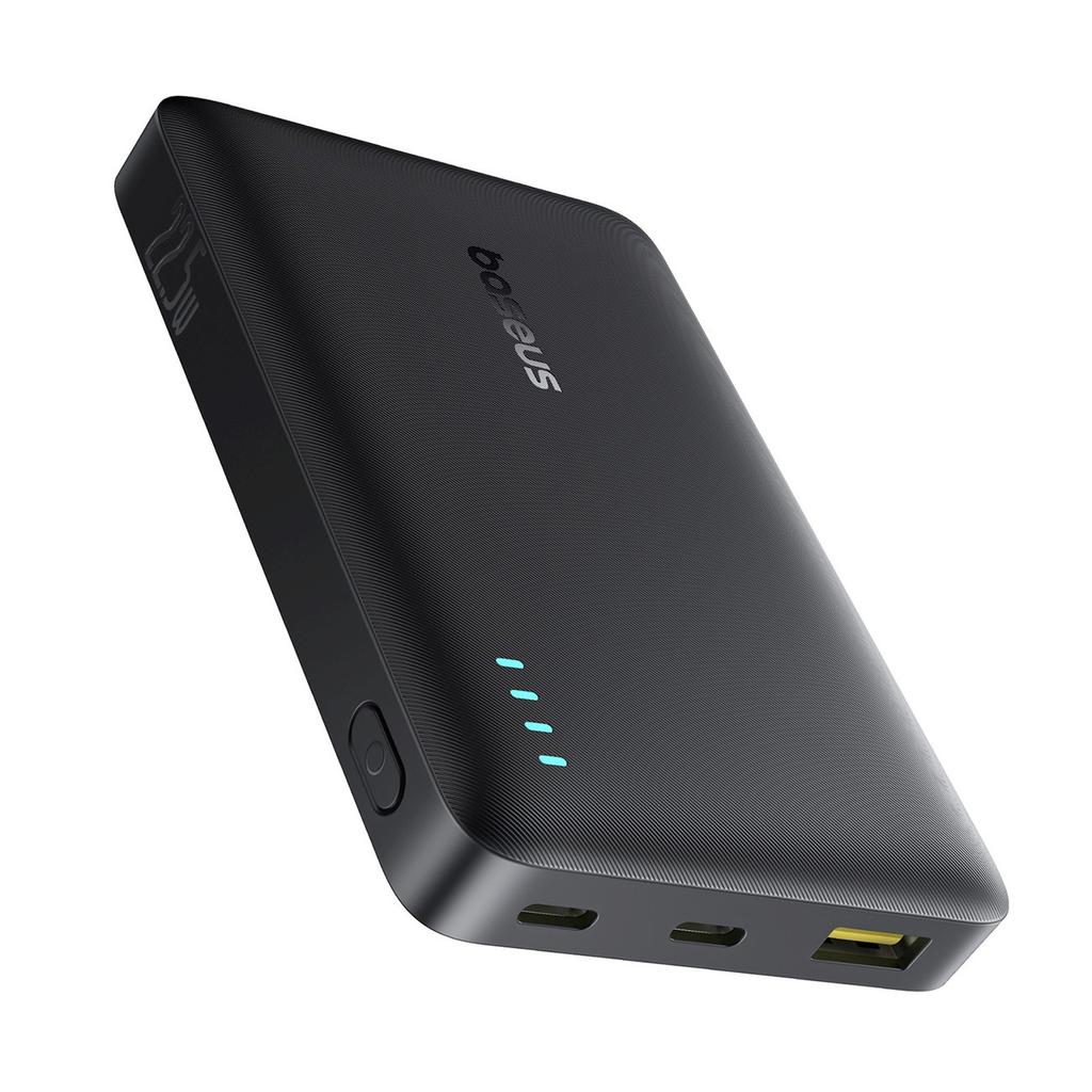Powerbank 10000mAh 22.5W EnerFill FP21 USB-A USB-C with USB-C cable - black