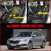Автомобильные коврики для Skoda Superb 2016 2017 2018, изготовленные на заказ автоматические подушечки для ног, автомобильный ковер, интерьер