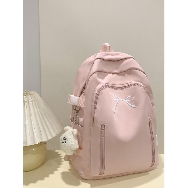 Large Capacity Girl Bow Backpack With College Style