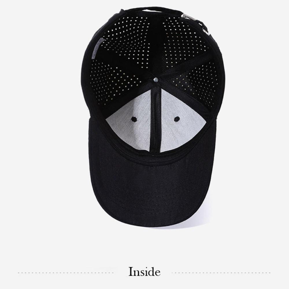 Breathable Hardtop Baseball Cap Adjustable Trucker Hat Versatile Fishing cap  Unisex