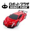 Robot Plaza (ROBOT) PLAZA) radio controlled car deformation robot toys radio control One button transformation child toys birthday present (sports