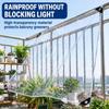 Thickened PVC Waterproof Tarpaulin Puncture Resistant Garden Pergola Cover  Rain Protection