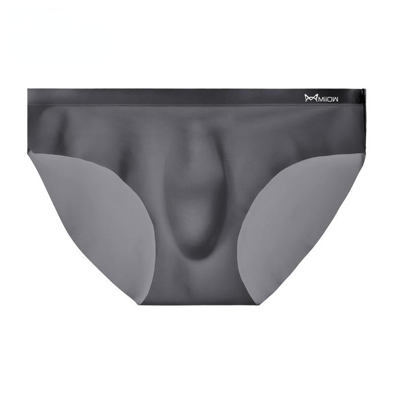 Мужская сумка для переноски, подъемные яички, мужское нижнее белье U-образной формы, отделение для пуль, сумка из ледяного шелка, треугольное нижнее белье и трусики.