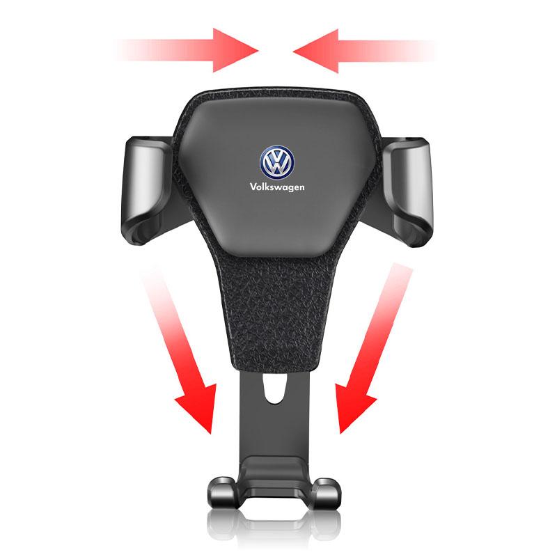 2026 Hot For Volkswagen VW 1Pcs Car Phone Holder Air Vent Clip Mount GPS Mobile Phone Stand Holder For Volkswagen Sagitar Lamand