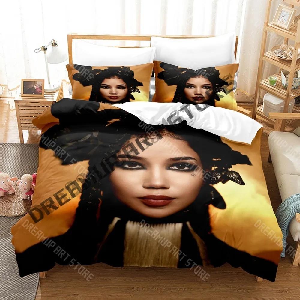3D Print Jhene Aiko Bedding Set Single Twin Full Queen King Size Bed Set Adult Kid Bedroom Duvetcover Sets Print Anime Bed