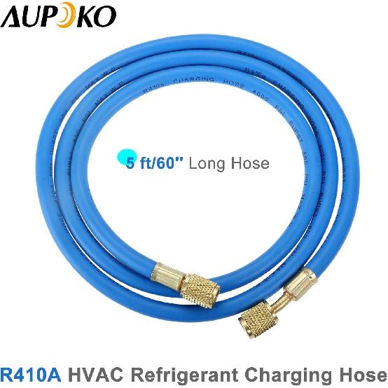 Зарядные шланги для хладагента кондиционера R410A, 60-дюймовый зарядный шланг R410A для ОВК с 1/4''