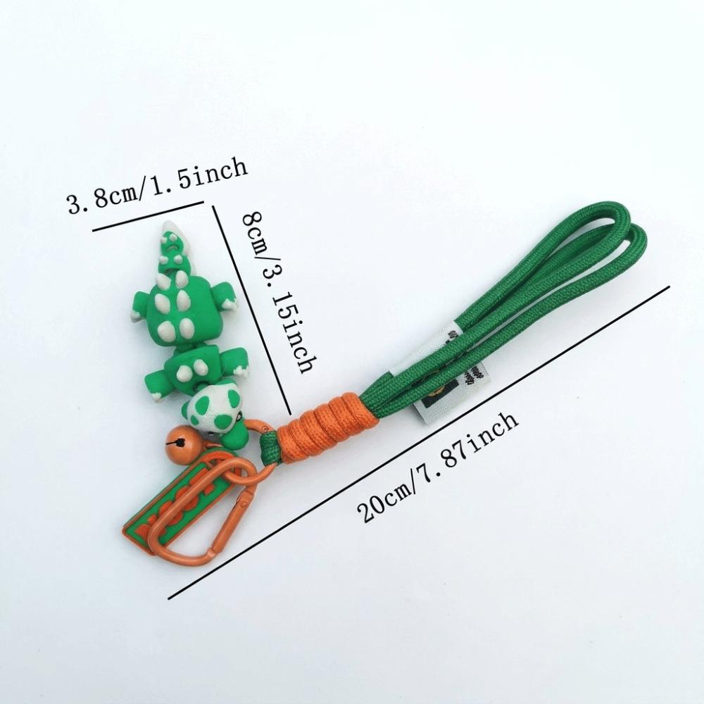 Smooth Solid Material Stegosaurus Keychain Small Size Backpack Hanging Ornament Holiday Gift