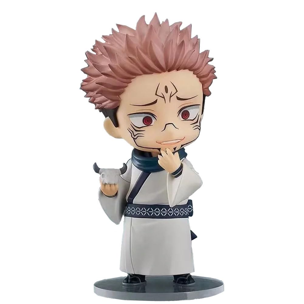 Фигурка дзюдзюцу кайсэн двухсторонняя сукуна из ПВХ Q-версия фигурка мультяшный игровой персонаж модель статуэтка фигурка игрушка праздничный подарок креативный сувенир