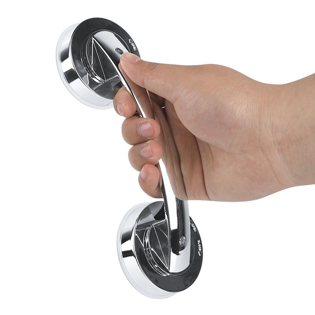 Suction Cup Handle Bathroom Kitchen Glass Door Anti Slip Handrail Safety Hand Grip