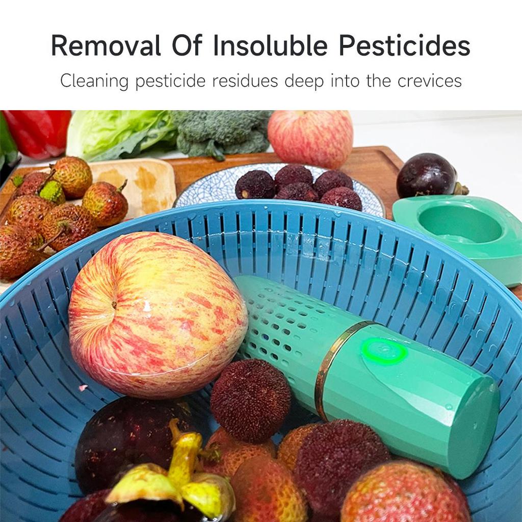 Fruit And Vegetable Washing Machine Hormone Reduction Bacteria Killing Cleaner Device for Cleaning Fruit,Vegetable,Rice,Tableware