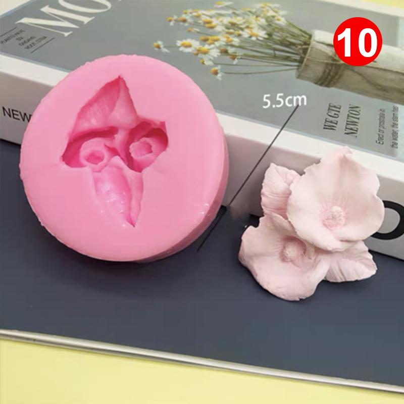 3D силиконовые формы, формы для роз, ароматерапия, гипсовые изделия, глиняная форма для свечей, пион, гипс, инструмент для выпечки своими руками
