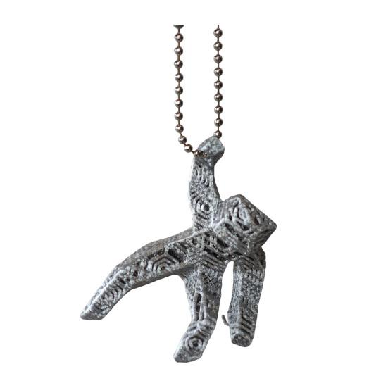 Keychain Pendant with Bead Chain 3D-Printed Xenon Rock Loki Hand-Sculpted Grace Doll Pendant Rescue Plan Bag Pendant