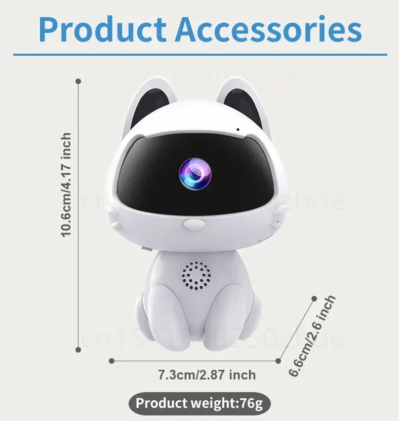 Lovely Mini HD Camera WIFI Voice Remote Video Calls Home Intelligent Monitoring Night Vision Surveillance Indoor Baby Monitor