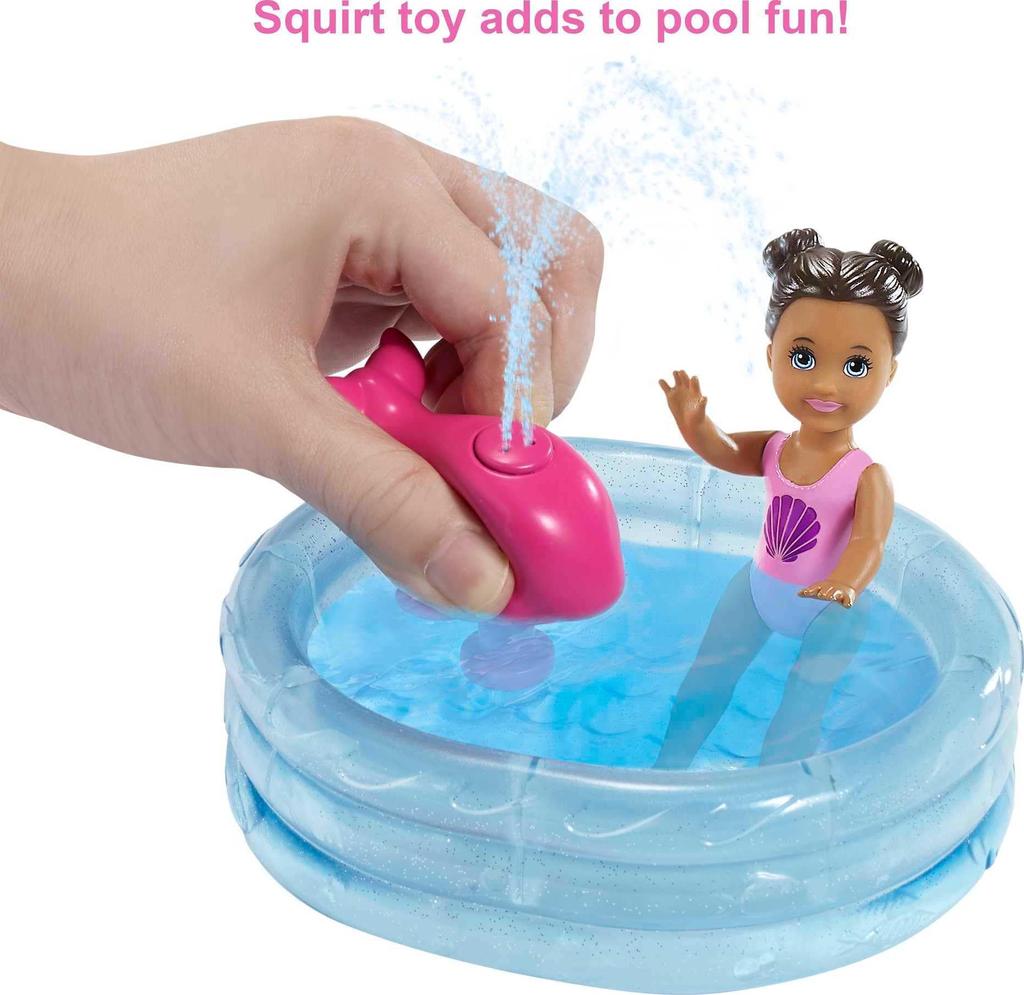 Mattel Barbie Skipper Babysitters Dolls Swim Playset - Inc. &