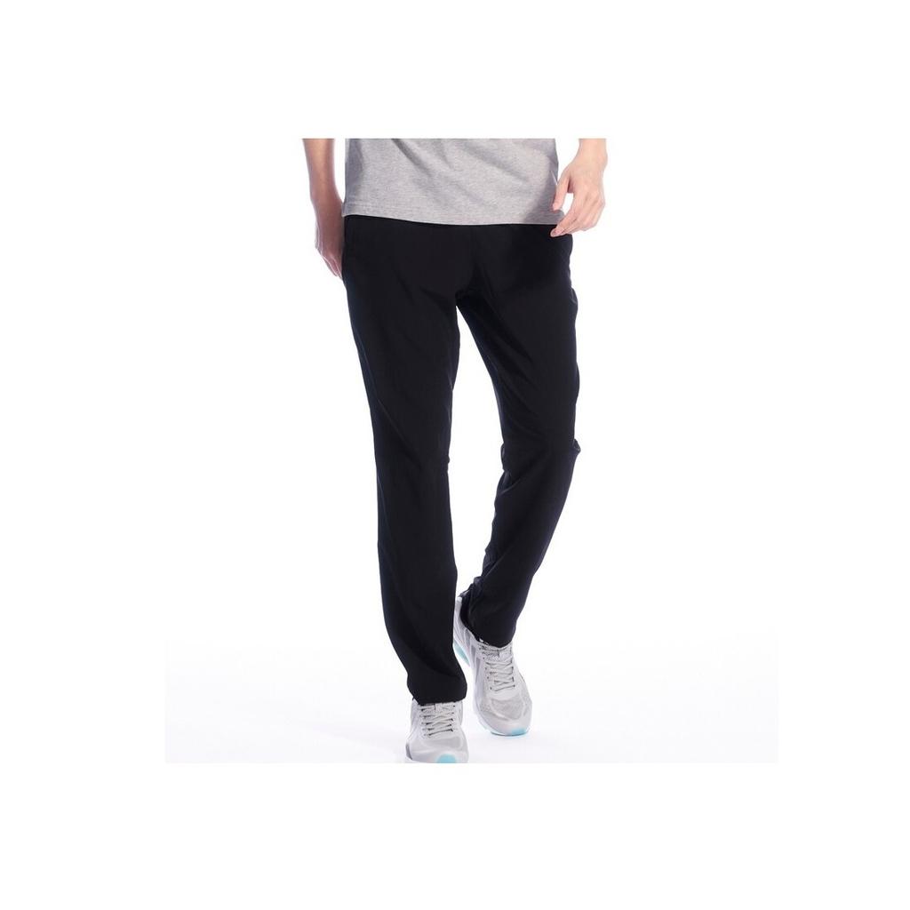 Li Ning Reflective Straight Leg Quick Dry Casual Pants Men Bottoms Black AYKM057-1