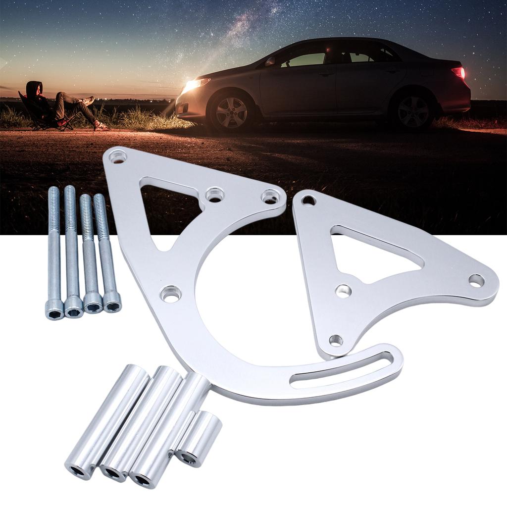 High-performance Low Mount RH Side Billet Metal Alternator Bracket Easy Installation Suiatble for 253 304 308 Durable