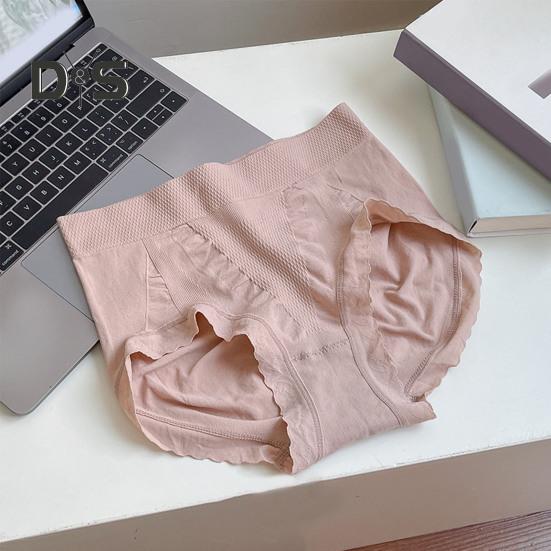 Women Underpants High Waist Soft Breathable Plus Size Lace Seamless Elastic Anti Septic Slim Fit Moisture Wicking Lady Panties Briefs Underwear