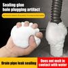 3/6/9Pcs White Duct Seal Putty Waterproof Soft Air Conditioning Wall Holes Repair Sealing Clay Drainage Filling Quick Mending Sealant Mud