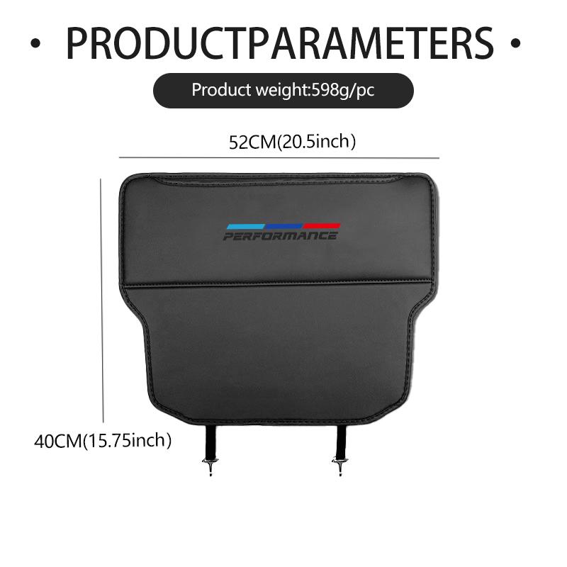 AAAOT1 Universal Car Seat Backseat Anti-kick Anti Dirty Mat Storage Bag For BMW 1 3 4 5 6 7 Series M X1 X3 Alpina G20 F20