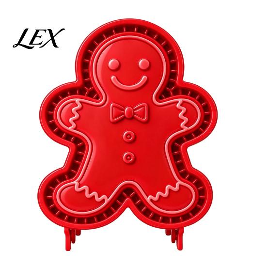 Interactive Baking Tools Christmas Cookie Cutter, Push Type Integrated Mold, Plastic Tree Pastry Molds Clay Decorating Tool for Holiday Kitchen