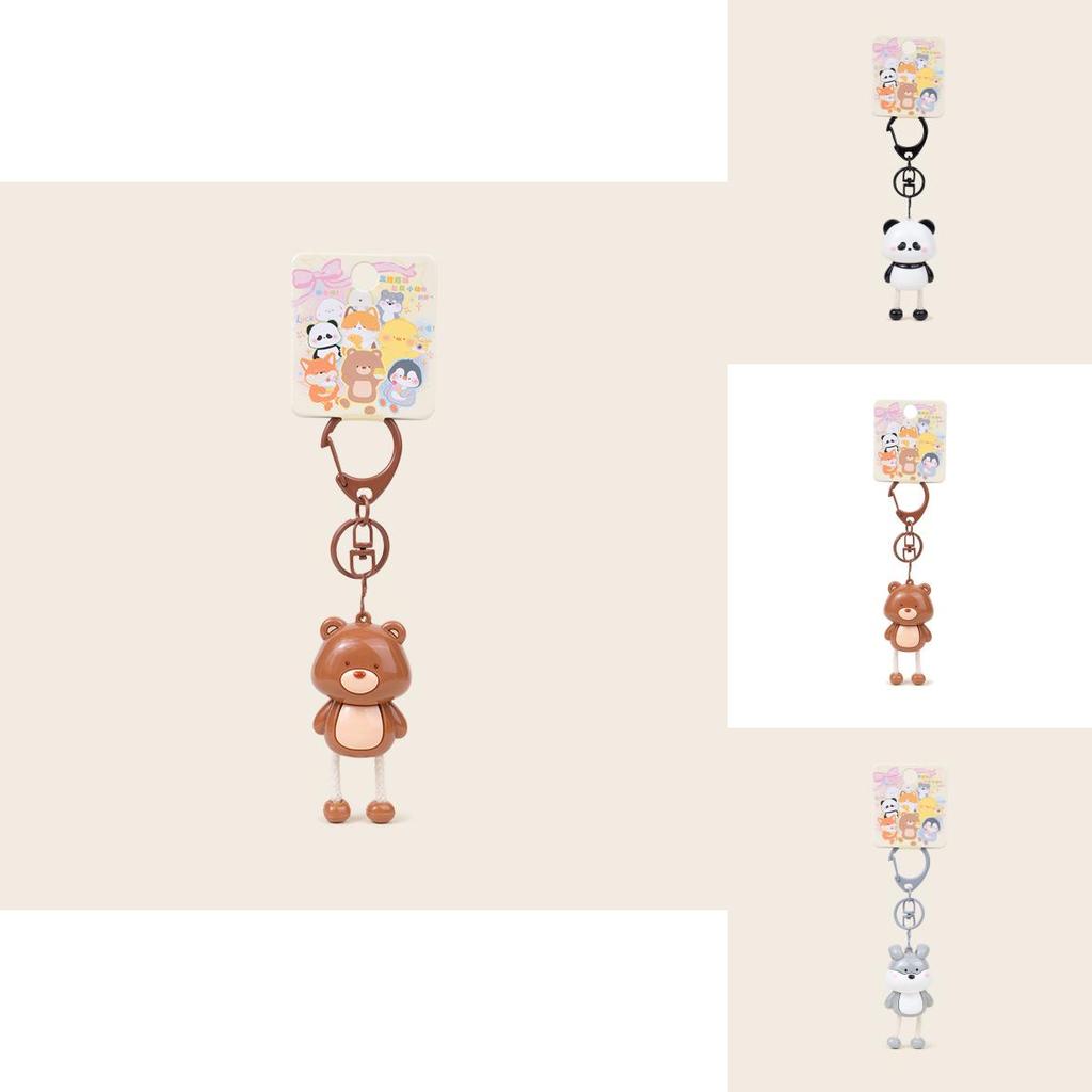Брелок Животное Кошка Лягушка Панда Собака Медведь Животное для Милого Подарка и Декора