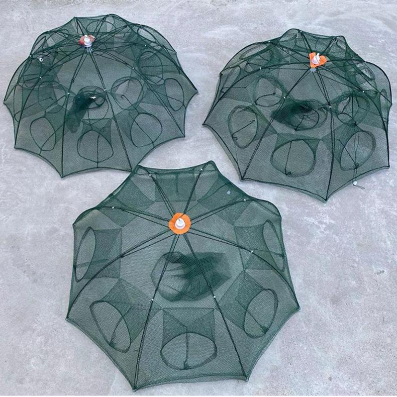 Automatic Folding Umbrella-Style Shrimp and Lobster Fishing Net
