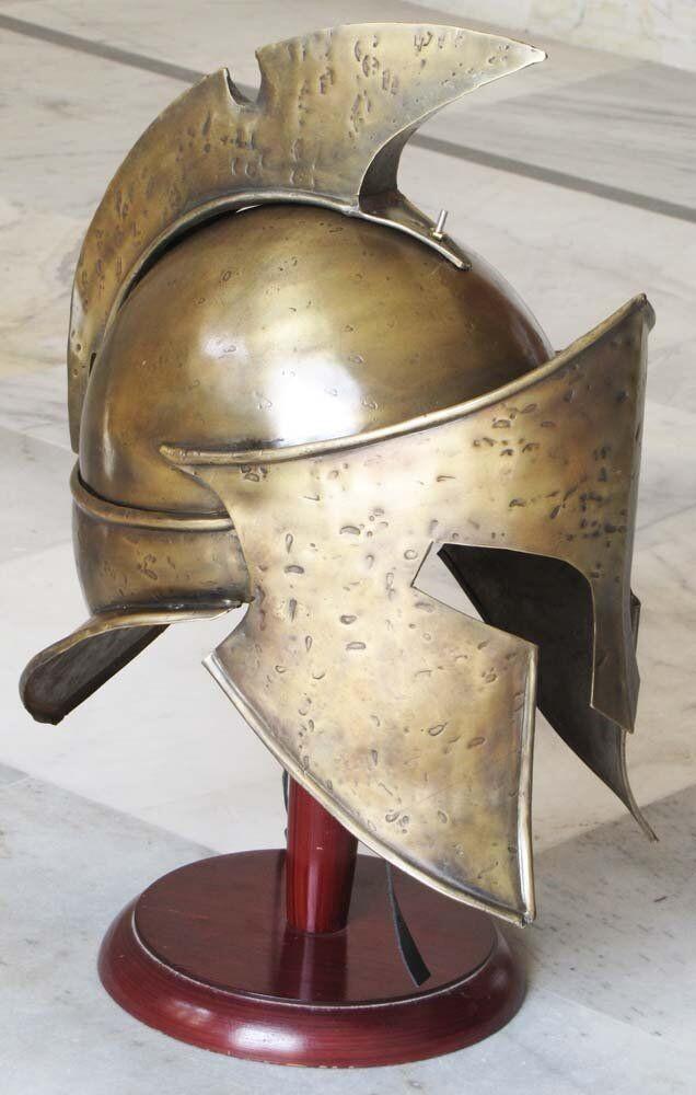 Spartan King Leonidas Medieval Greek Helmet 300 Movie Cosplay Prop Helmet