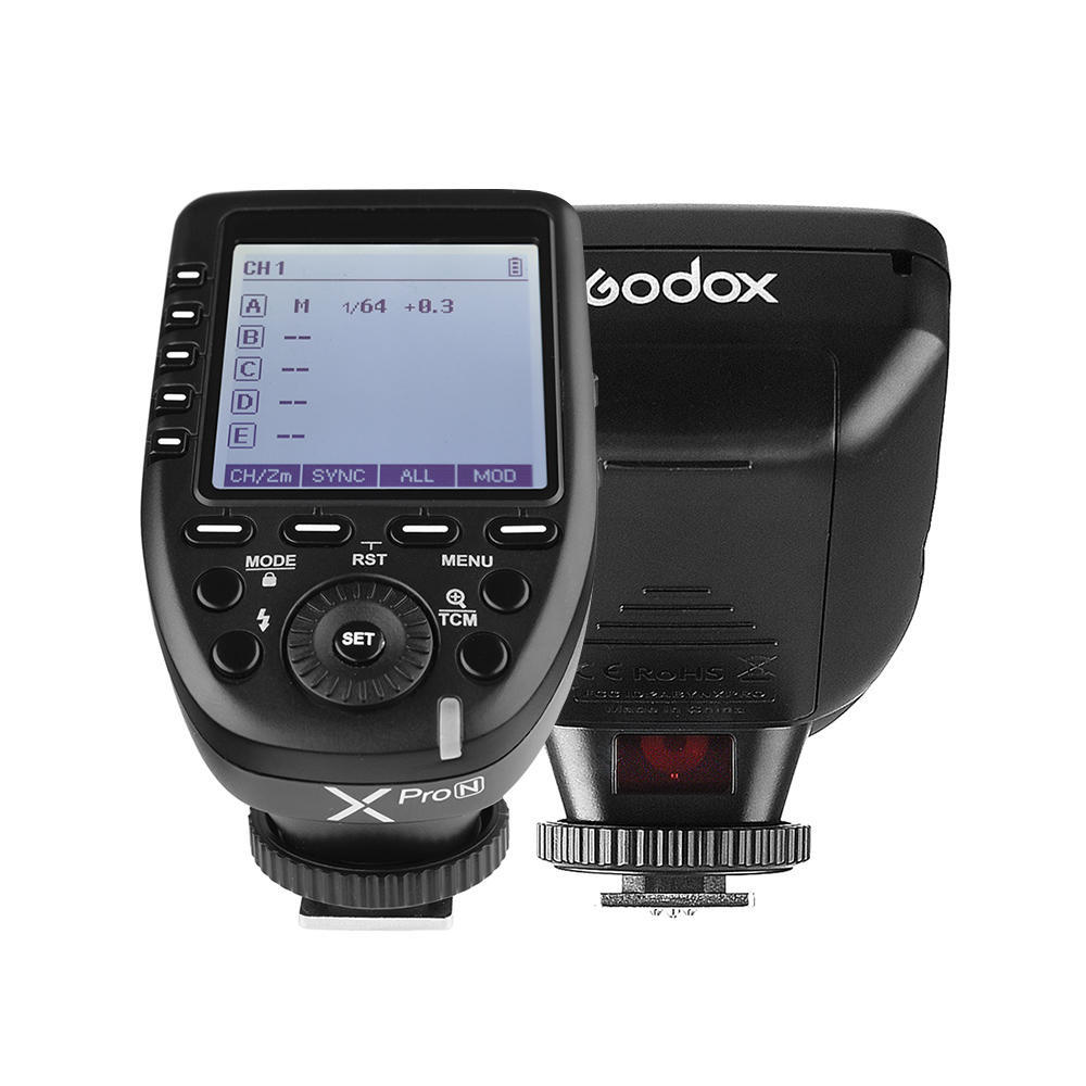 Godox Xpro-N i-TTL триггерный передатчик вспышки с большим ЖК-экраном 2,4G Wireless X System 32