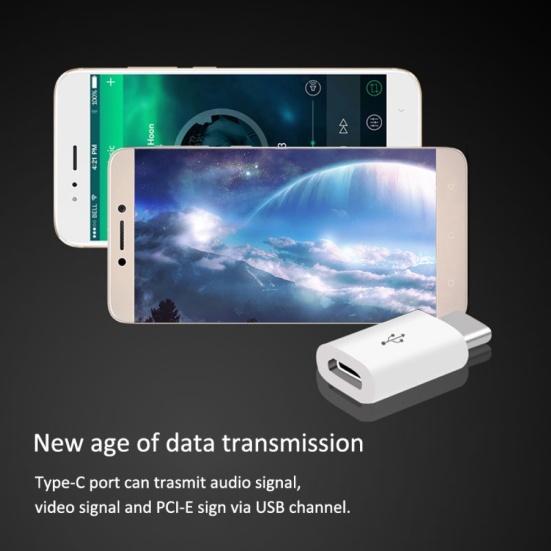 10 шт. Мини-адаптер Type-C (папа) на Micro USB (мама) для зарядки мобильного телефона