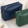 PU Leather Cosmetic Pouch Waterproof Wash Pouch Personalized Toiletry Organizer  Outdoor