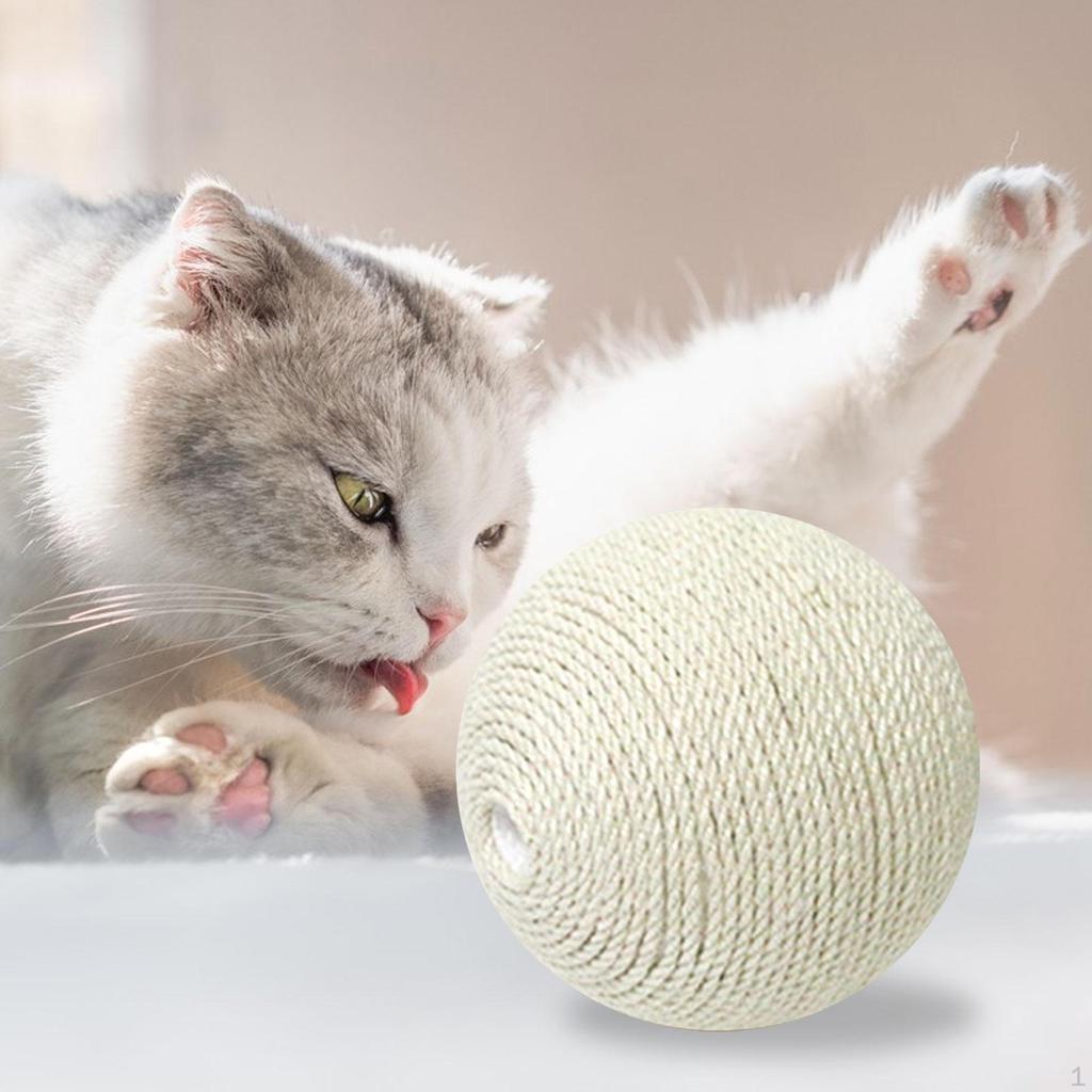 Cat Scratching Ball for Pet Kitten Toy Sisal Catching