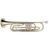 PLAYTECH Bass Trumpet, 3 Rotary, Lacquer Finish, Semi-Hard Case Included