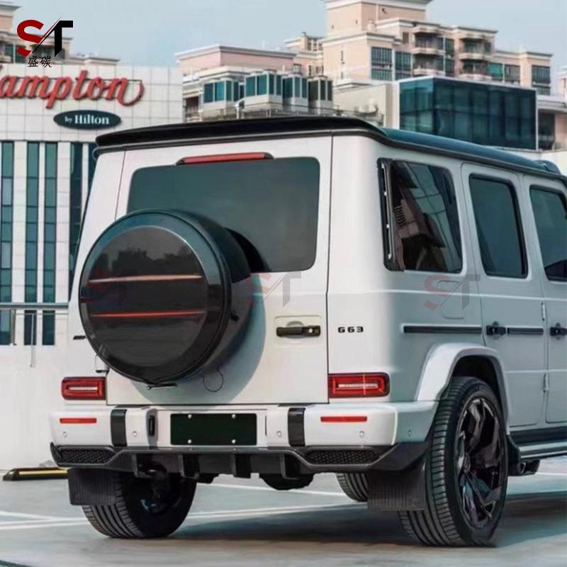 Задний верхний спойлер на крышу Mercedes G-Class из углеродного волокна, стиль M (W463/W464 G63/G550)