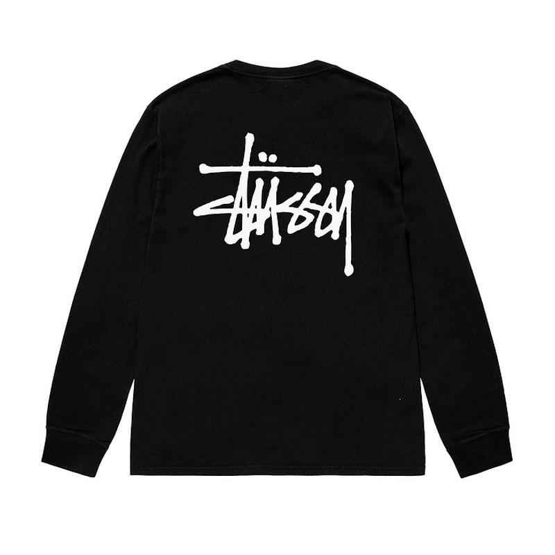 Basic Cotton Long Sleeve T-Shirt Men Women Loose Fit Casual Daily Wear