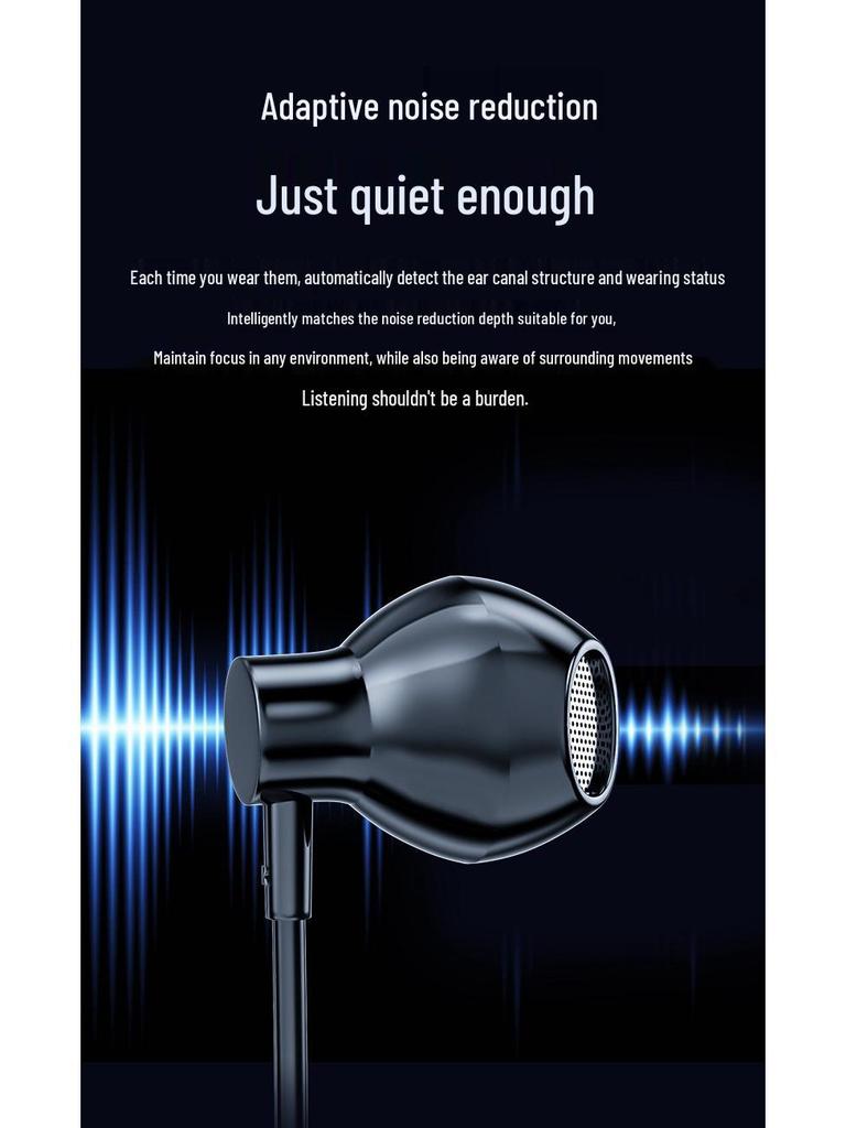 Bluetooth-наушники с шумоподавлением и шейным ободком для Apple, Xiaomi, OPPO