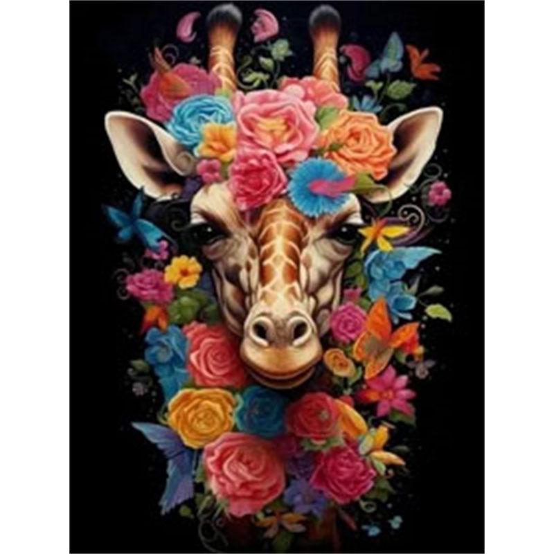 DIY Diamond Painting Flowers and Animals Cross Stitch Kit Mosaic Art Diamond Painting Full Circle/Square Diamond Home Decoration