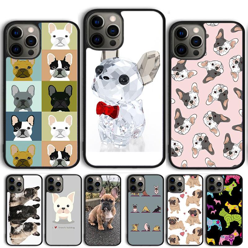 Милый французский бульдог йога Чехол-оболочка для iPhone 17 Air 15 16 14 13 12 Pro Max 11 Pro Max Plus Чехол для телефона