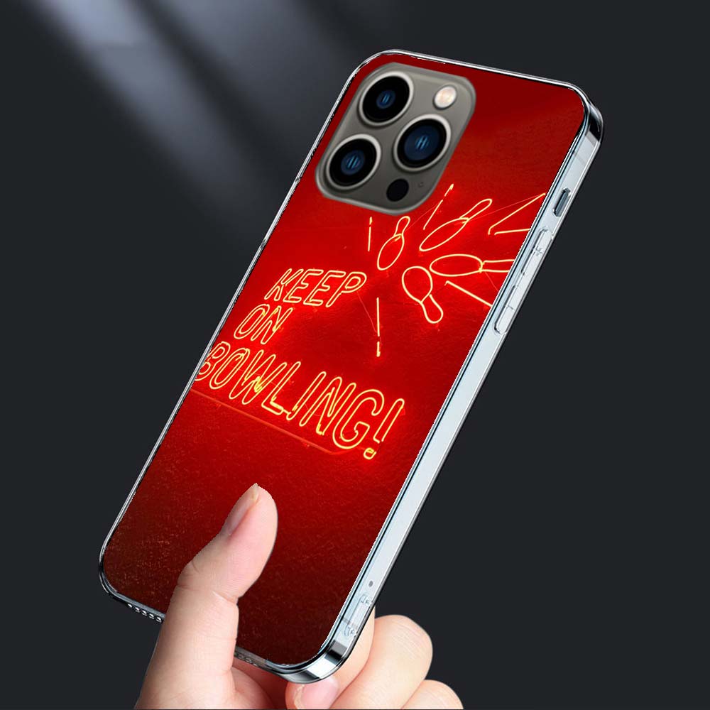 Чехол для телефона с развлечениями в боулинге Для iPhone 16E 15 Pro 14 Plus 17E 16 17 Pro Max Air 11 12 13 Mini Ударопрочный Capa