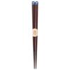 Kawai Chopsticks, Japanese Pattern, Plump Owl, Blue, 18cm