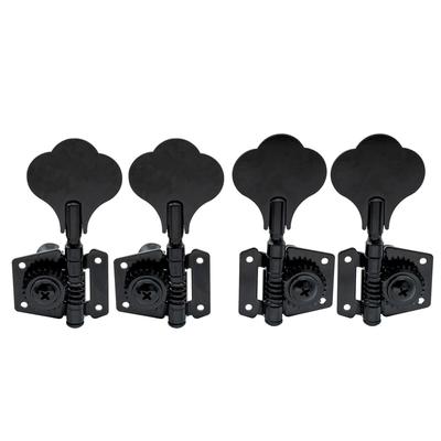 Musiclily Базовые открытые колки для бас-гитары R2 Черные L2+ 4-струнные бас-гитары в стиле Ibanez,
