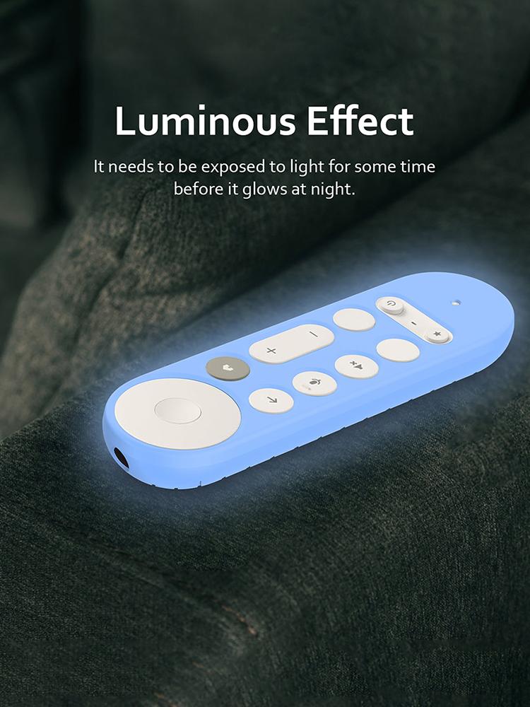 Силиконовый чехол для пульта ДУ, противоскользящая защитная накладка на контроллер, защитный чехол для пульта, крышка для Google TV Streamer 4K