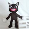 Soft And Cuddly Black Cartoon Cat Plush Toy Ideal For All Ages Holiday Gifts