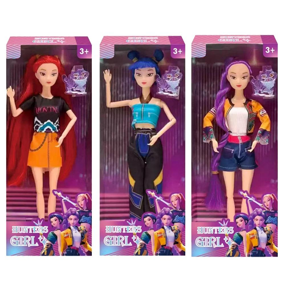 Куклы Игрушки Kpop Охотник на демонов Фигурка Роми Ми Ла Зои Красивая принцесса Девочка Пластиковые DIY Игрушки для девочек