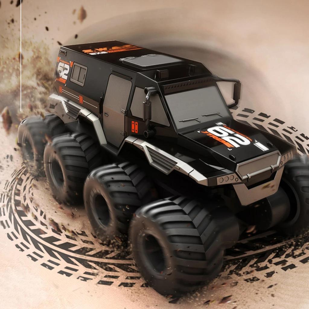 Remote Control Car, Waterproof 8 Wheel Drive 2.4G Remote Control Armored Vehicle Amphibious Off