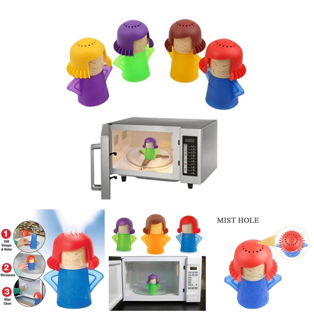 Angry Mama Microwave Cleaner Chemical-free Durable Food Grade Plastic