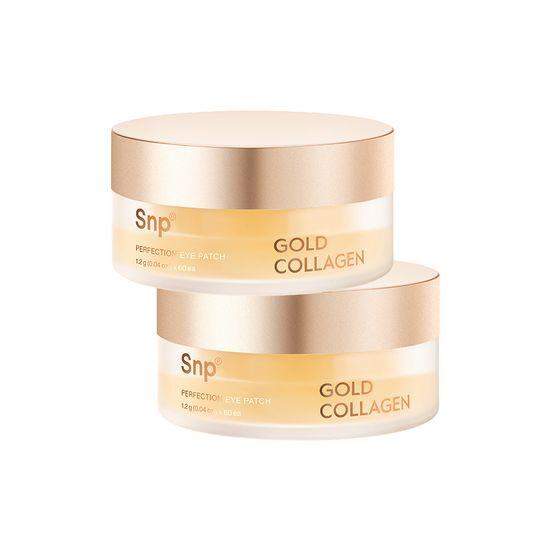 SNP Патчи для глаз Gold Collagen Perfection Double Plan (60 листов + 60 листов)